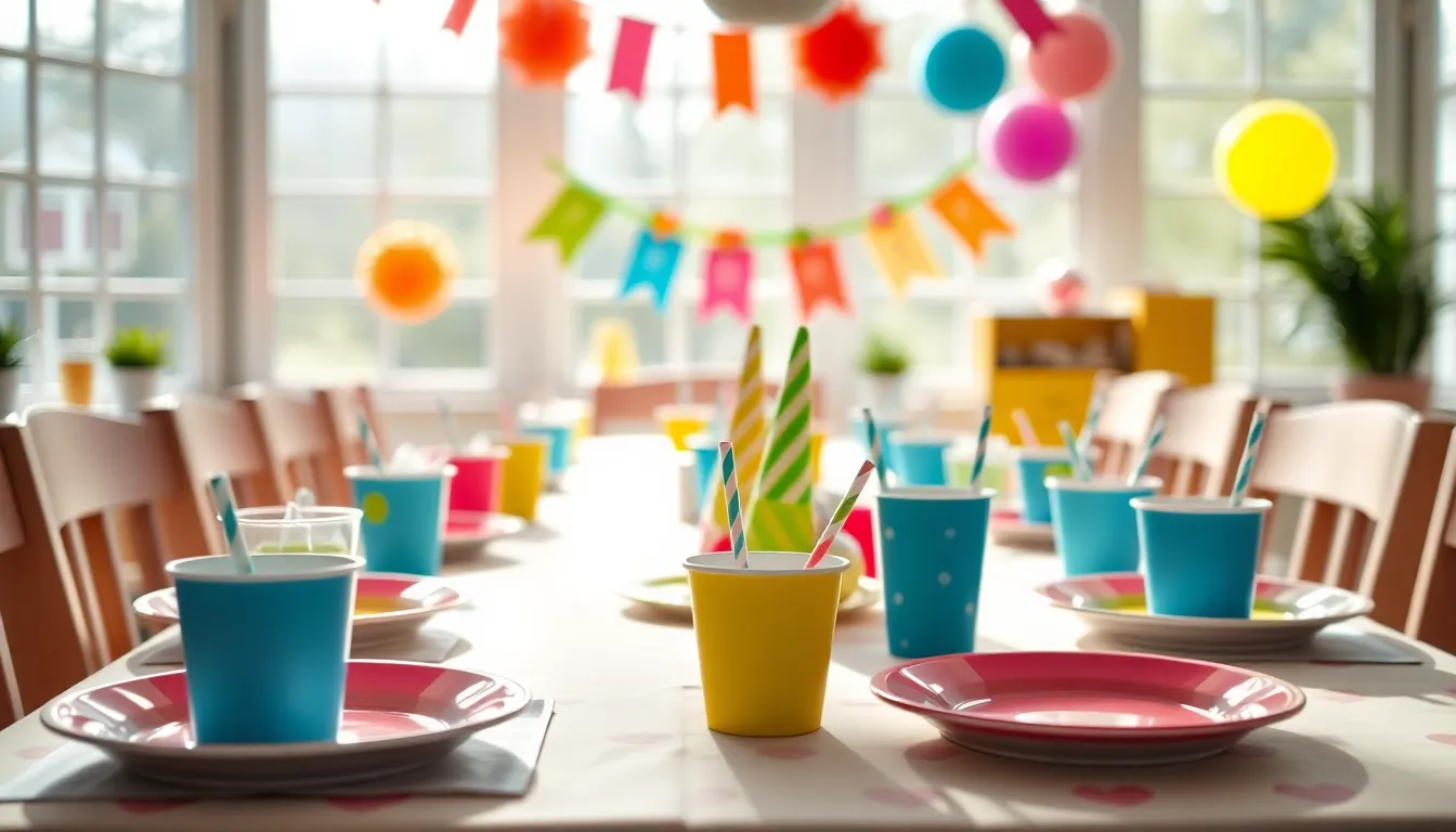 Festive Birthday Table Setting