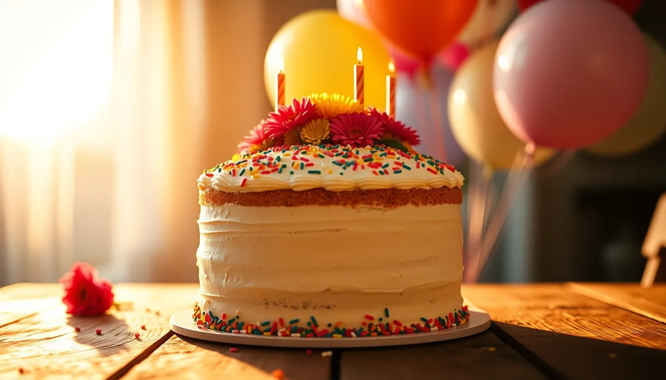 Rustic Birthday Cake Celebration