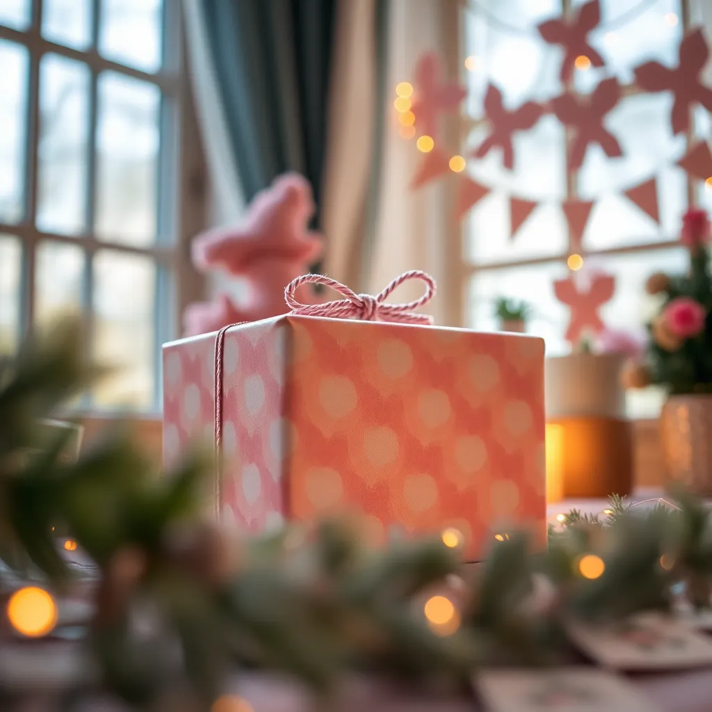 Beautifully Wrapped Birthday Gift