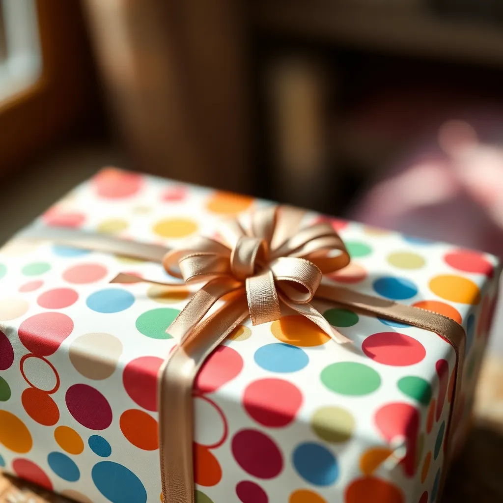 Beautifully Wrapped Birthday Gift