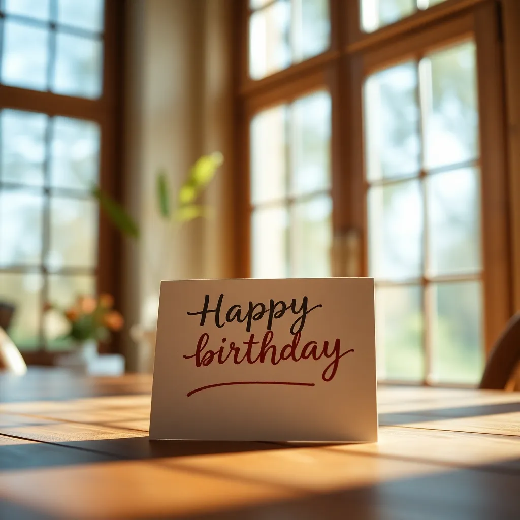 Creative Handmade Birthday Card Details