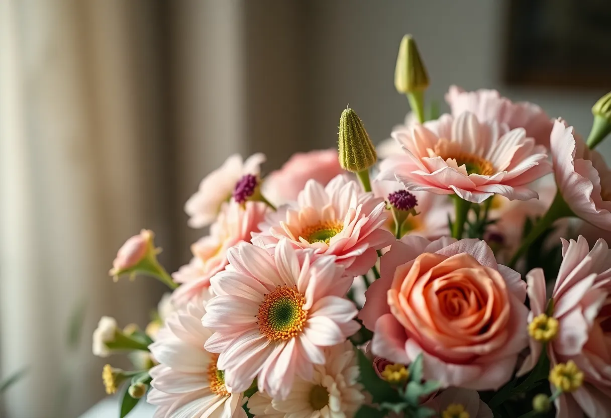 Elegant Floral Centerpiece for Birthday Celebration