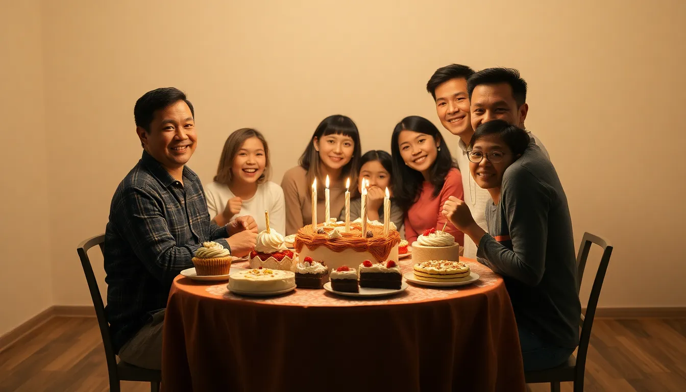 Vibrant Birthday Decorations and Cake