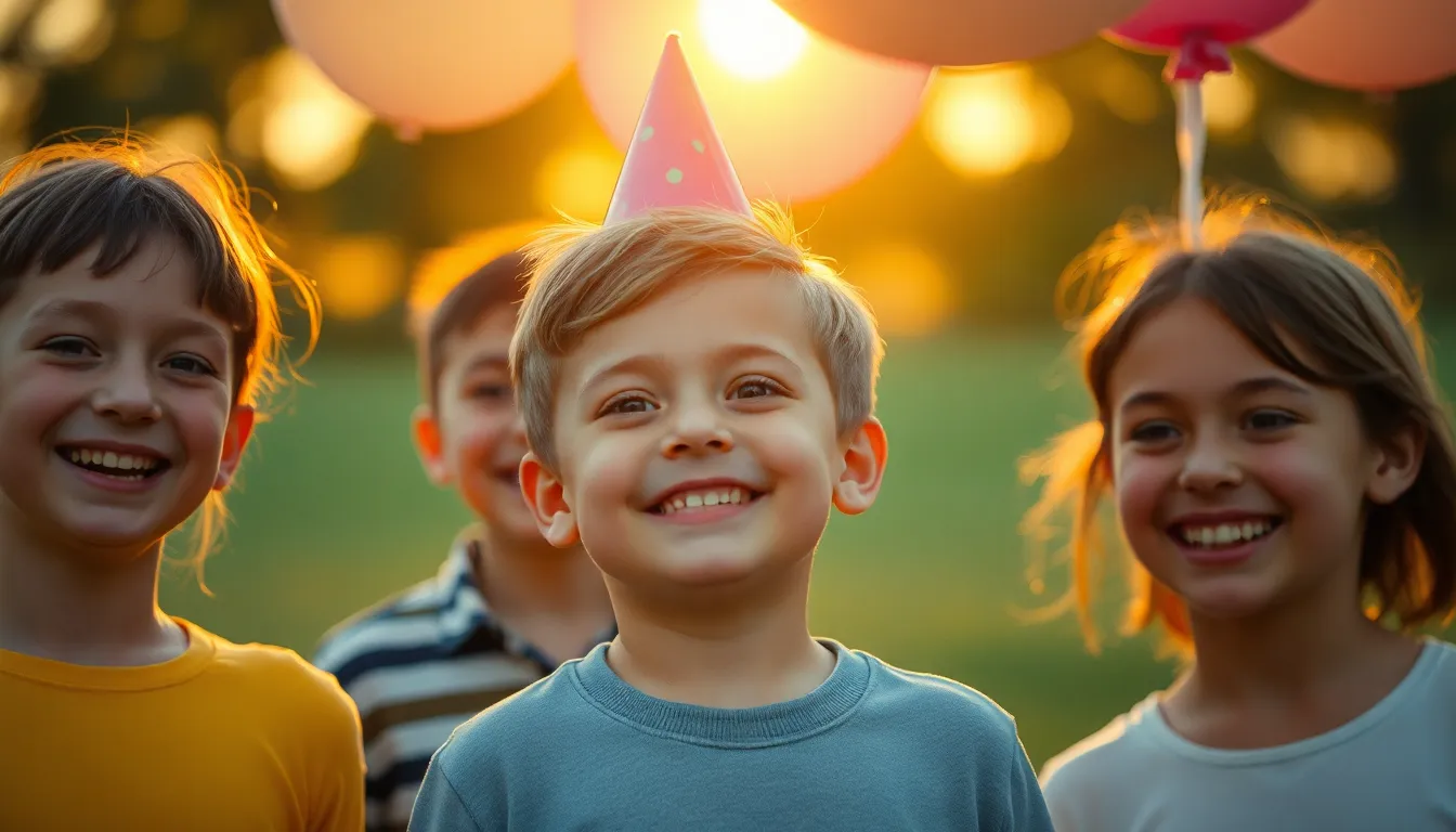 Joyful Birthday Celebration with Friends