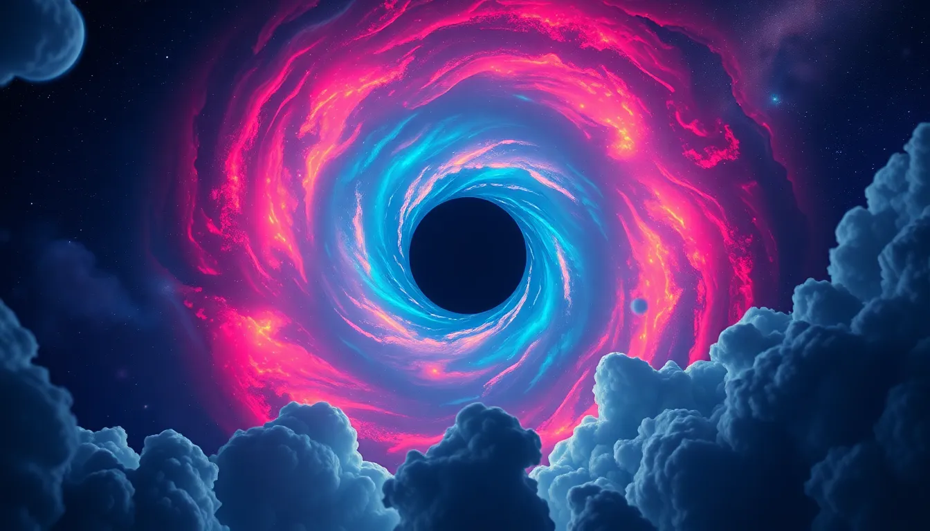 Artistic Representation of a Black Hole