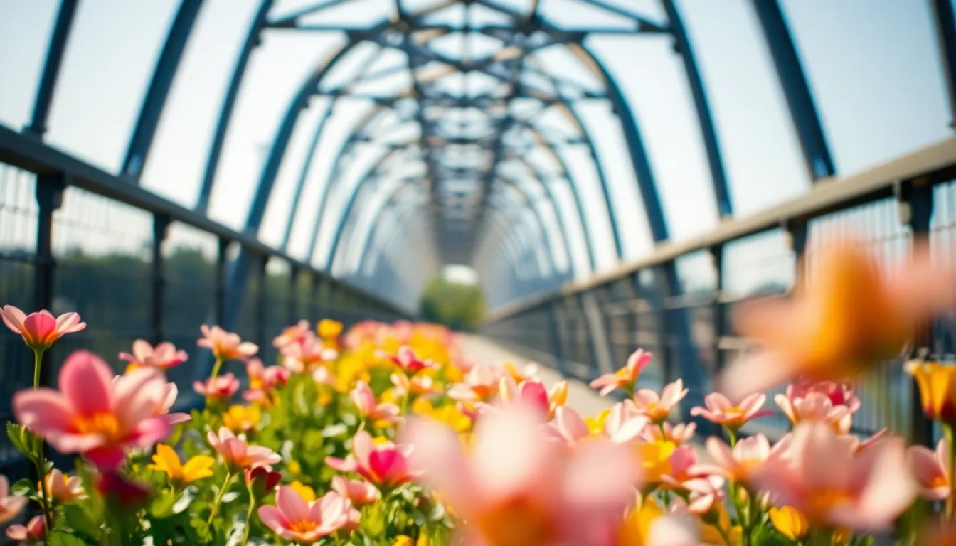 Floral Bridge Close-Up