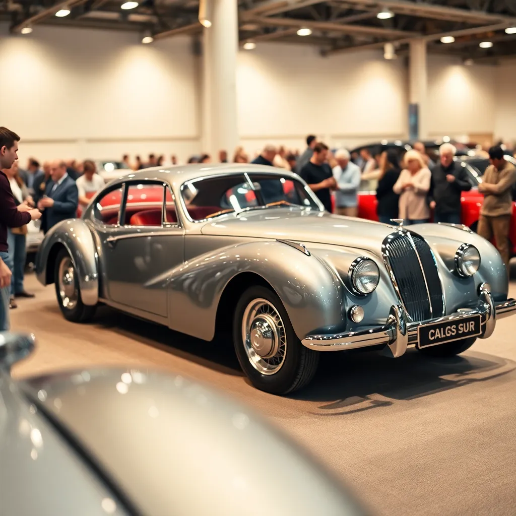 Vintage Car at Classic Auto Show