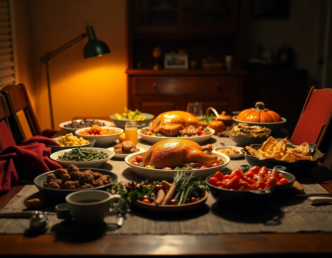 Thanksgiving Dinner Table Setting
