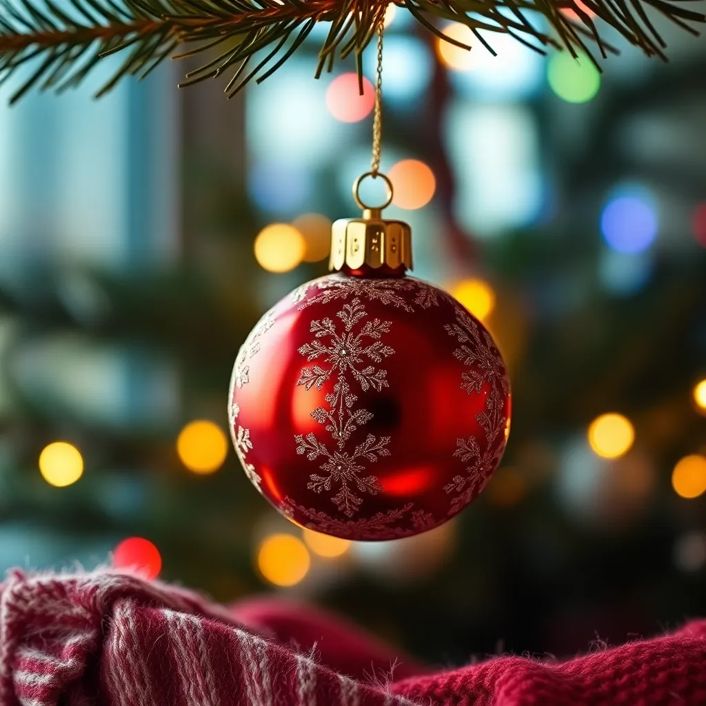 This stunning winter landscape features a picturesque snow-covered village under a bright winter sky. The bright natural light highlights the charming architecture and glistening snowflakes, creating an enchanting holiday scene. The leading lines guide the viewer's eye into the depth of the image, with vibrant colors accentuated by teal and orange grading, capturing the essence of a serene winter day.