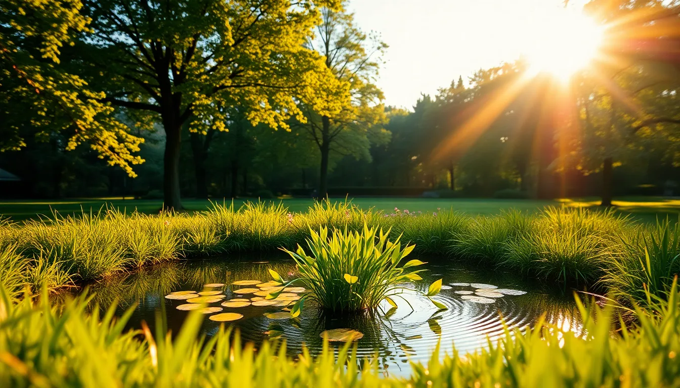 Majestic Oak Tree in City Park