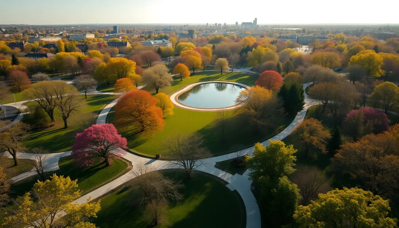Aerial View of Spring City Park