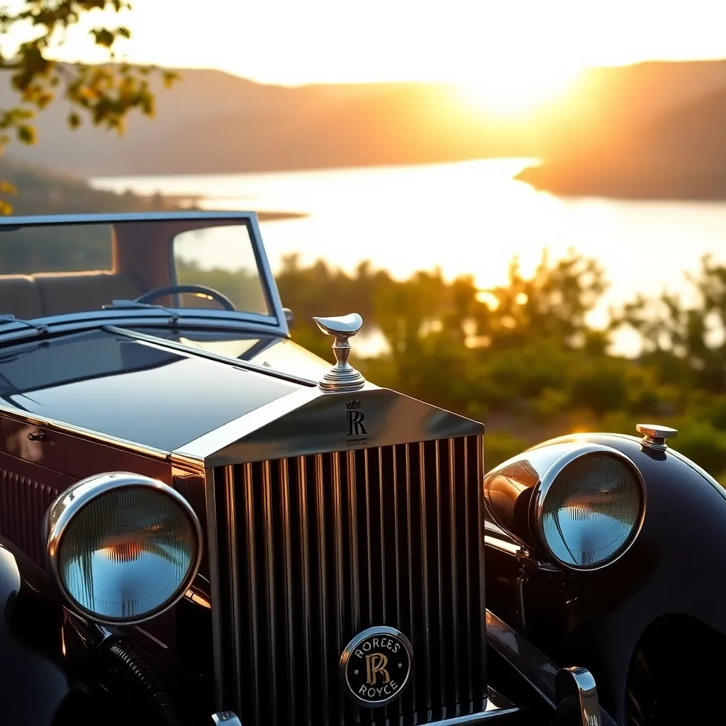 1930s Rolls Royce by Scenic Lakeside