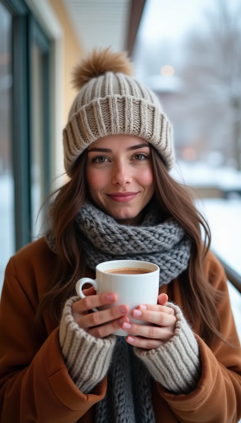 Winter Fashion: Cozy Scarf and Hat