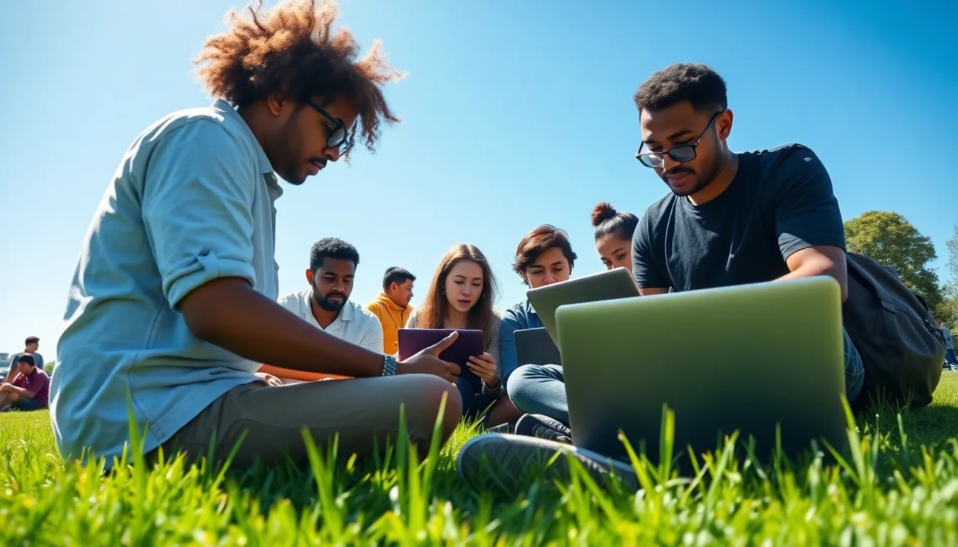 Outdoor Tech Meetup with Diverse Programmers
