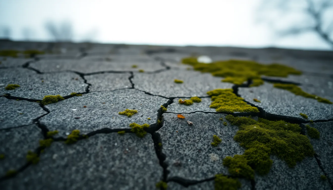 Modern Concrete Bridge at Sunset