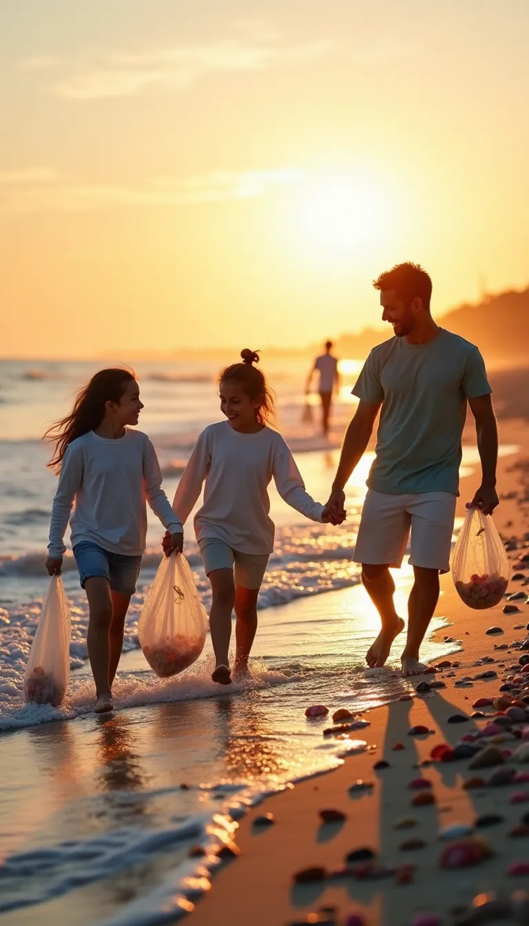 Community Beach Cleanup for Environmental Awareness