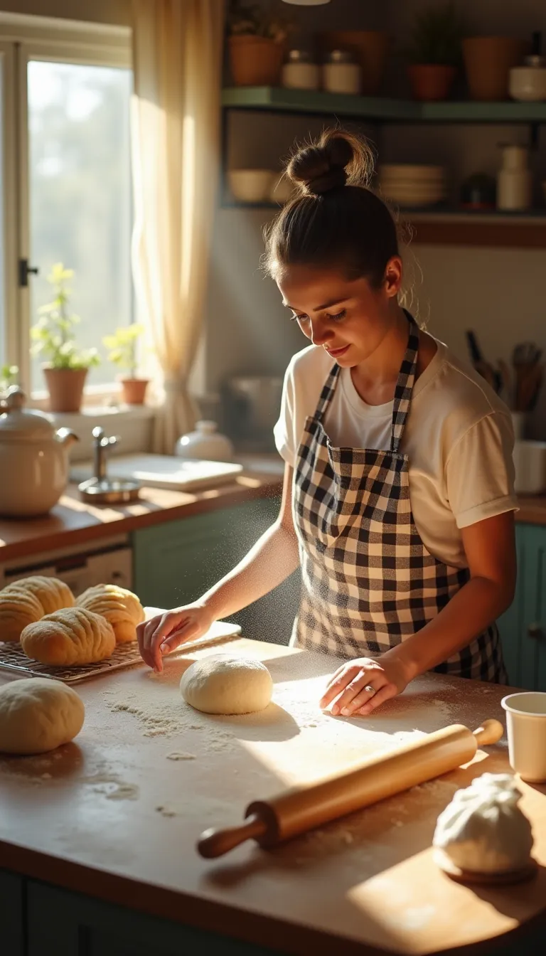 Baker Preparing Homemade Pastries