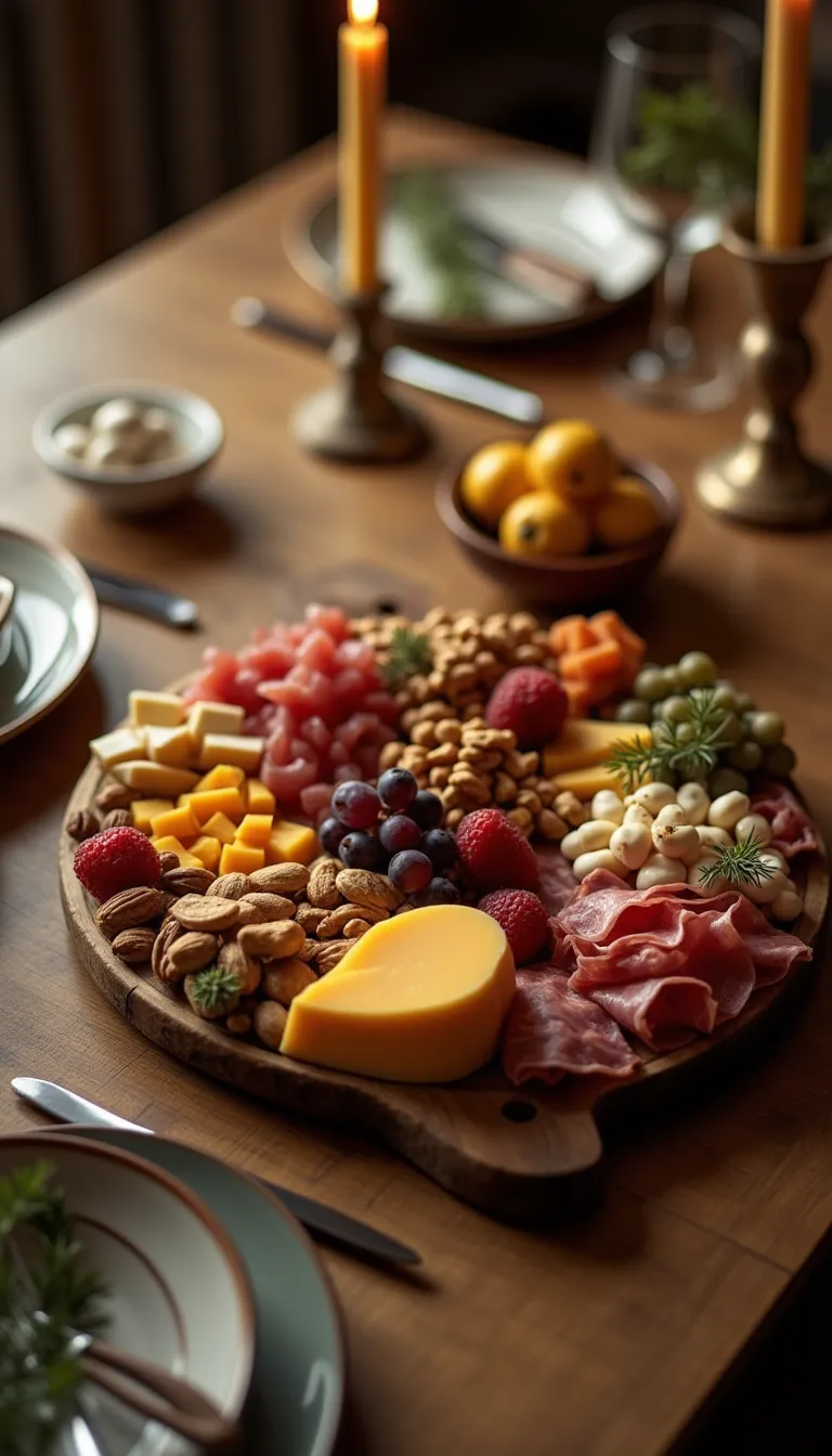 Cozy Family Dinner with Charcuterie Board