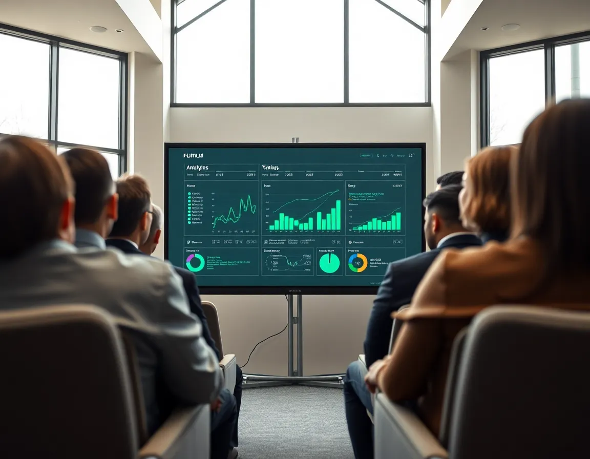 Digital Presentation in Corporate Meeting