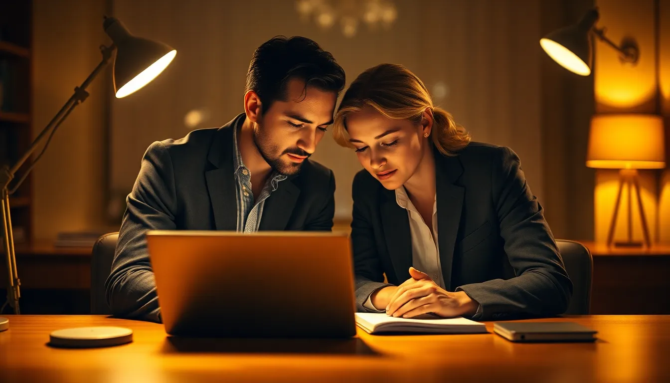 Business Executive Delivering Presentation