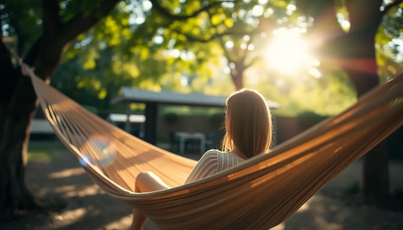 Relaxing in Nature at Outdoor Coworking Space