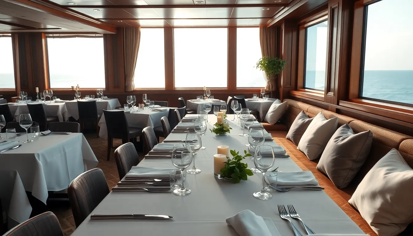 Experience the vibrant atmosphere of a party aboard a luxury cruise ship. Guests adorned in colorful summer attire dance joyfully under twinkling fairy lights, creating a festive ambiance. The photograph captures the spirit of celebration, with a selective focus on a happy couple at the center, surrounded by a soft blur of dancing silhouettes. This image embodies the joy and excitement of travel on the high seas.