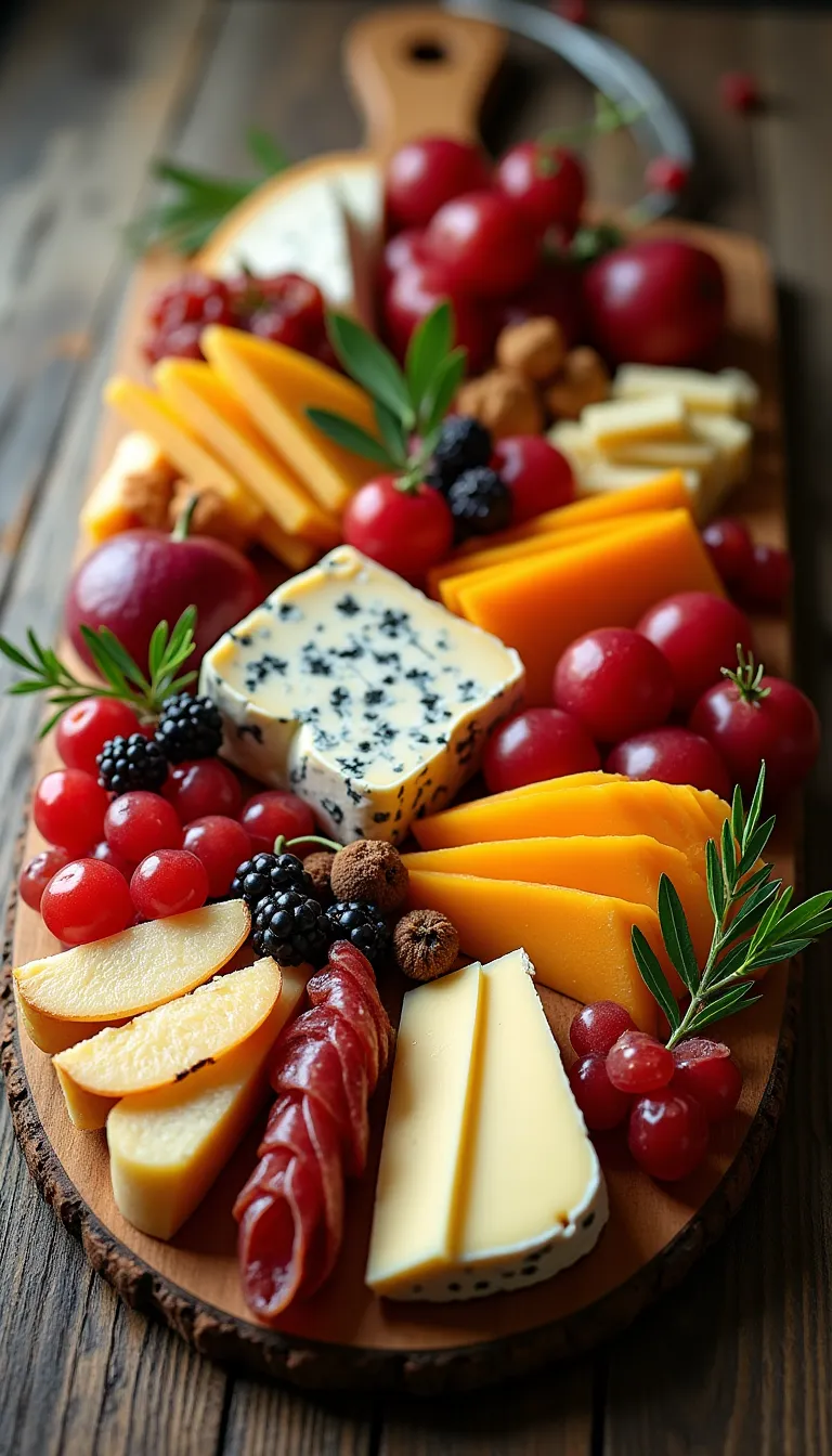 Artisanal Charcuterie Board Arrangement