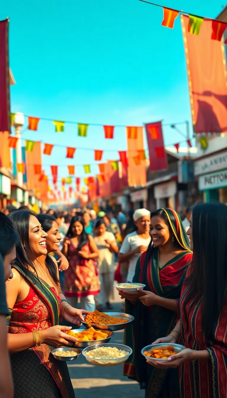 Cultural Diversity at a Street Festival