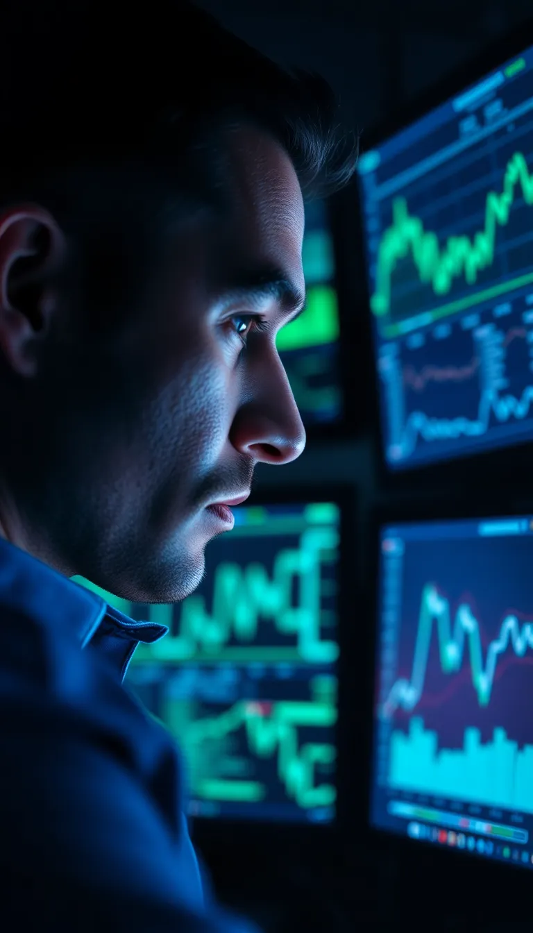 Cybersecurity Expert Analyzing Data Streams