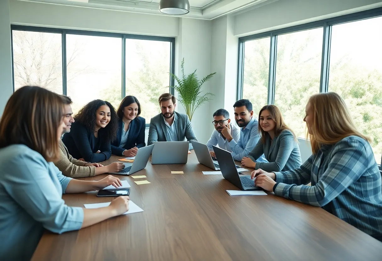 Cybersecurity Team Brainstorming Session