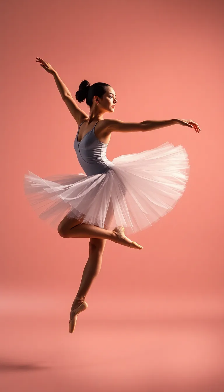 Ballet Dancer in Mid-Leap