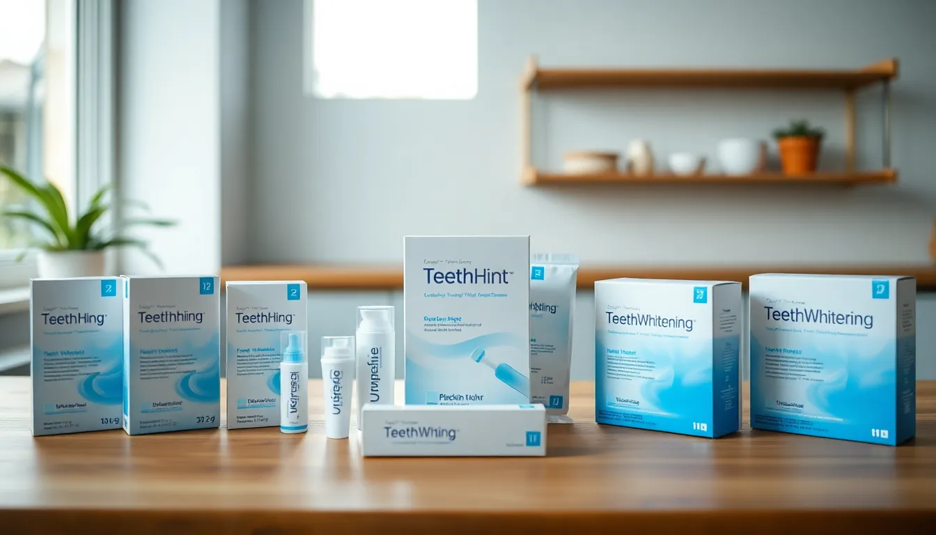 Teeth Whitening Product Display