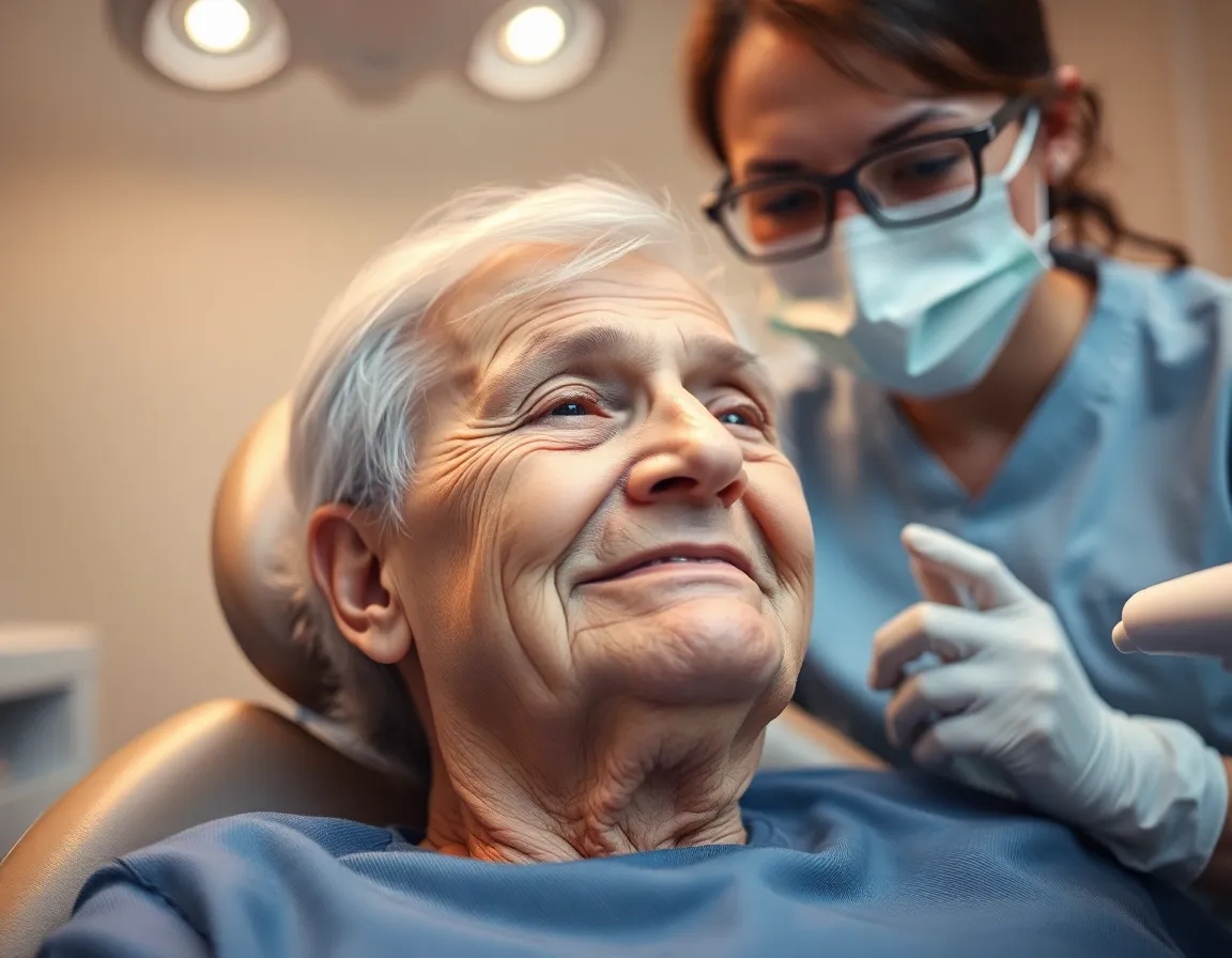 Patient Receiving Dental Care