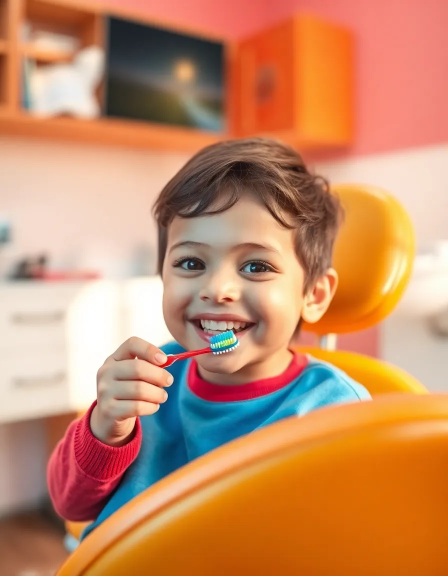 Child's Joy During Dental Appointment