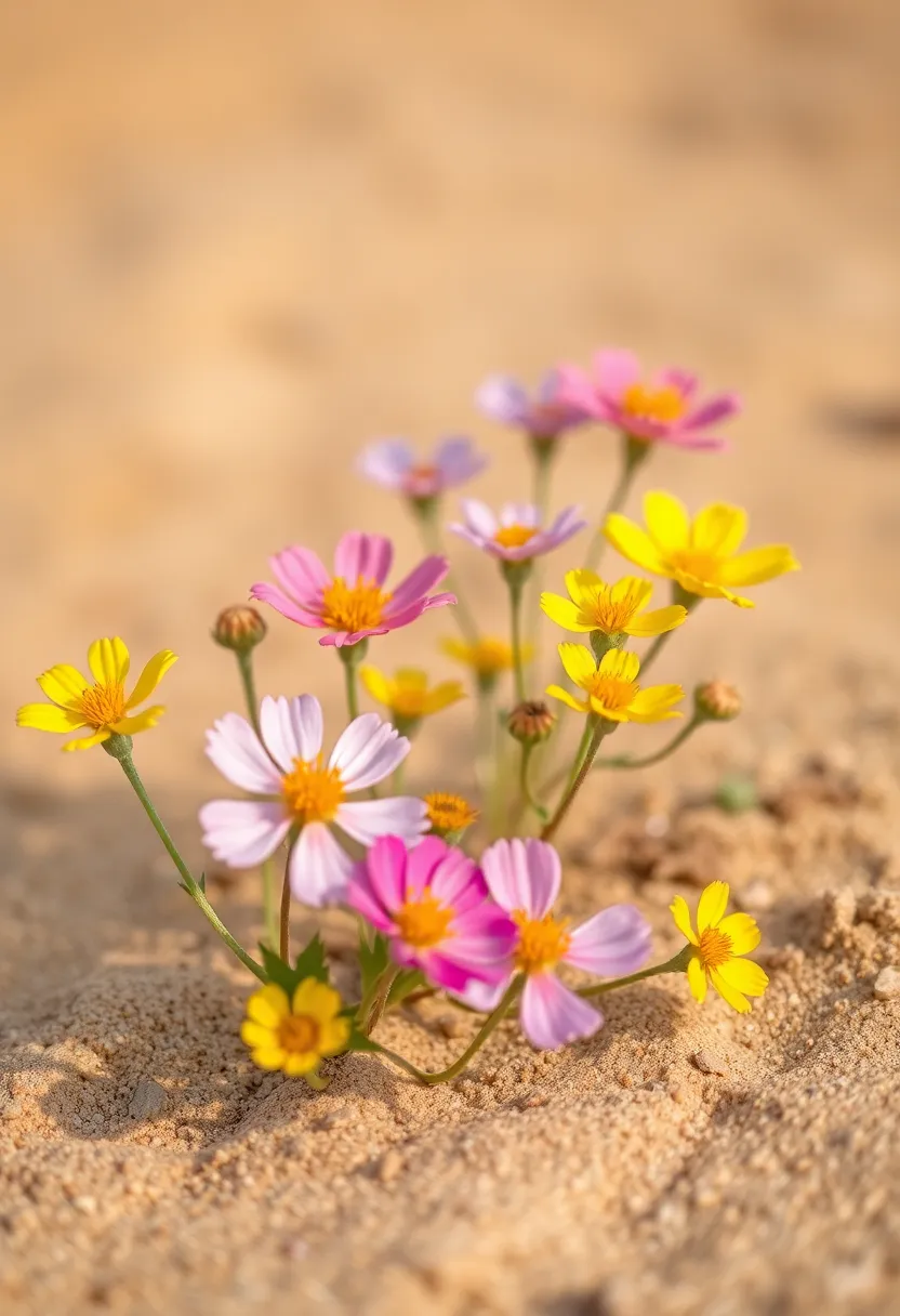 Blooming Desert Wildflowers