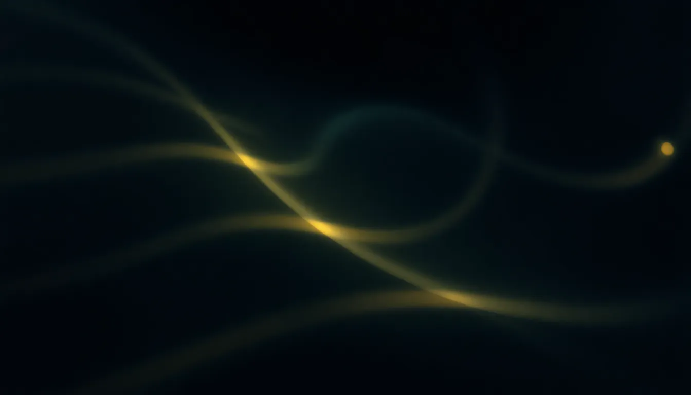 Ethereal Glowing Light Pattern Background