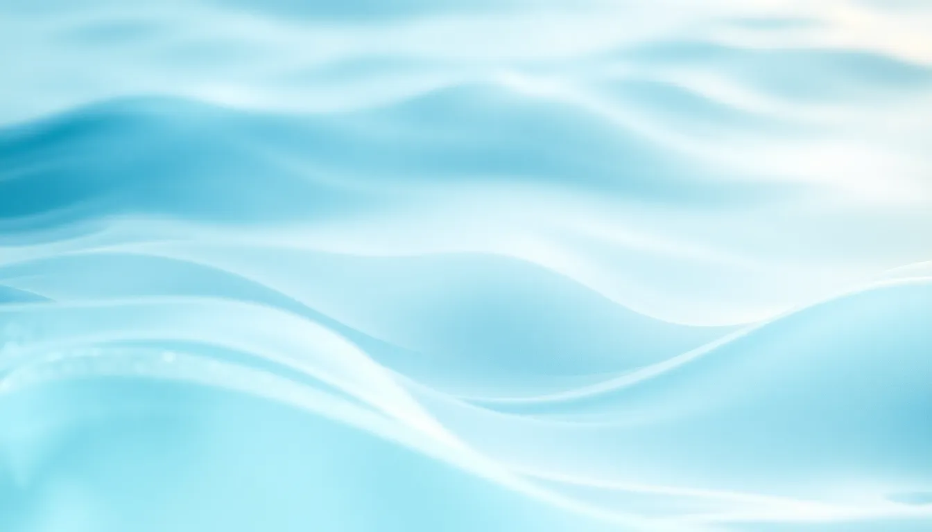 This peaceful digital background beautifully captures the essence of flowing watercolor waves in shades of blue and aqua. The soft afternoon glow enhances the tranquil colors, inviting a sense of relaxation and calm. With a sweeping composition that guides the eye, this piece is perfect for artistic projects seeking a soothing aesthetic. The delicate texture adds depth and warmth, creating a harmonious environment.