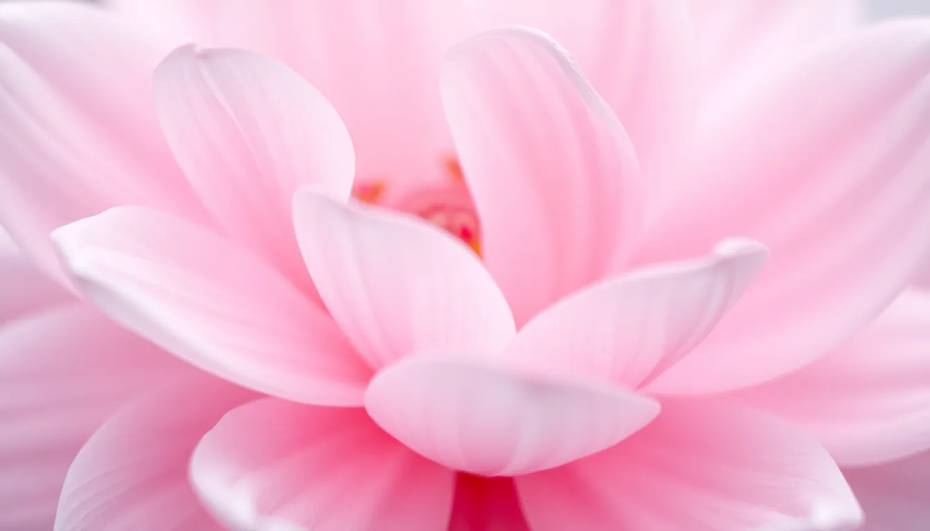 This serene digital background blends soft pinks and grays, creating a calming visual experience. The overcast lighting ensures a soft, diffused effect, enhancing the delicate patterns and subtle textures throughout the composition. Centered framing invites focus, making it an ideal backdrop for gentle artistic pursuits.