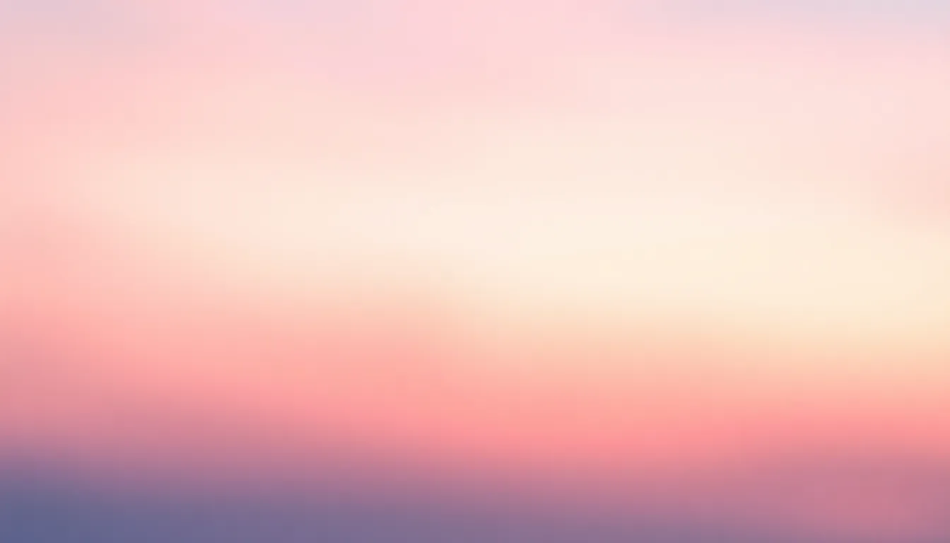 Tranquil Pastel Gradient Digital Background This digital background features a tranquil blend of soft pastel gradients, creating a serene atmosphere perfect for calming visuals. The gentle transitions between pink, blue, and yellow evoke a sense of peace, reminiscent of a dawn sky. Captured with ambient lighting, the smooth textures enhance the fluidity of the colors. A well-balanced composition ensures a visual flow that invites exploration, making it ideal for various digital applications.