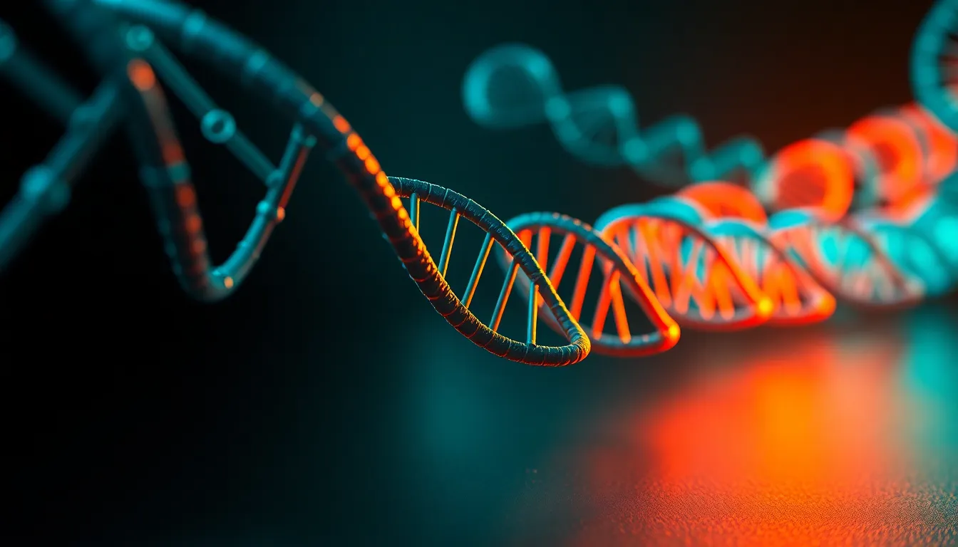 Digital DNA Rendering with LED Lighting