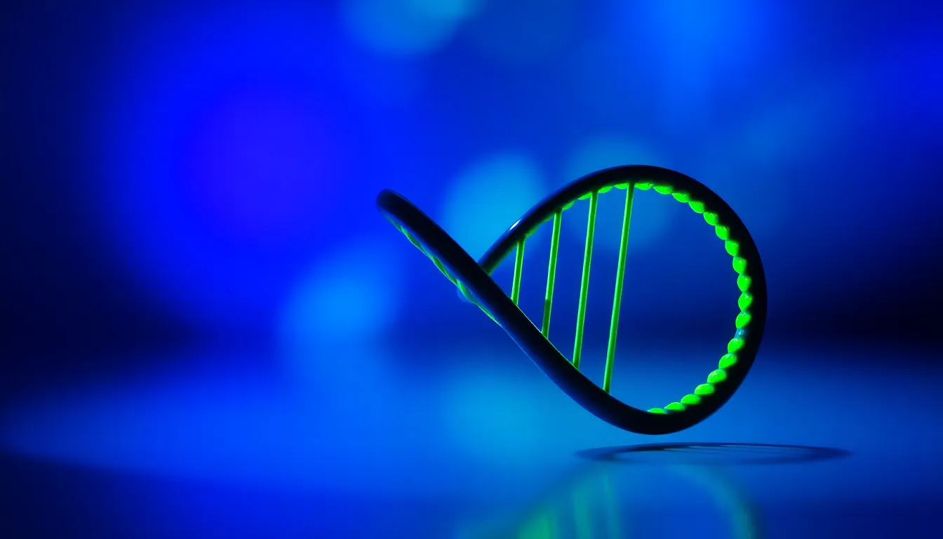 Model Holding Glassy DNA Helix