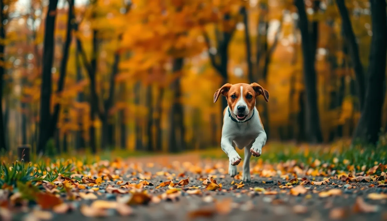 A dynamic shot of a Siberian Husky sprinting energetically through a snowy field, its fur vibrant against the winter backdrop. The golden hour light casts a warm glow that highlights the dog's muscular form while the cool sky adds depth to the scene. The blurred snowflakes and frost-covered ground enhance the sense of movement, capturing the playful spirit of the dog in this beautiful winter landscape.
