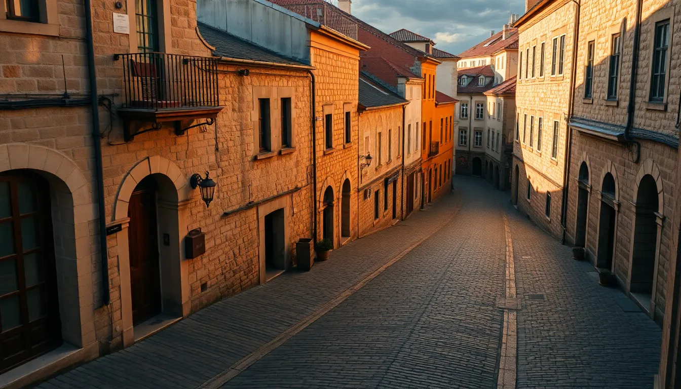 Aerial View of Historic Downtown