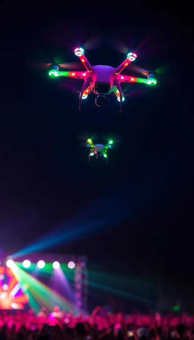Drone at Night Music Festival