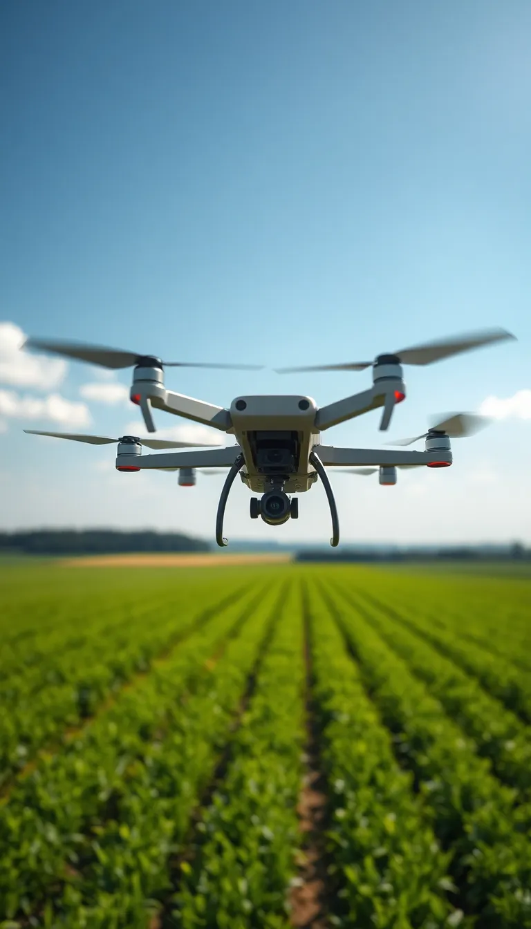 Drone Monitoring Agriculture Fields