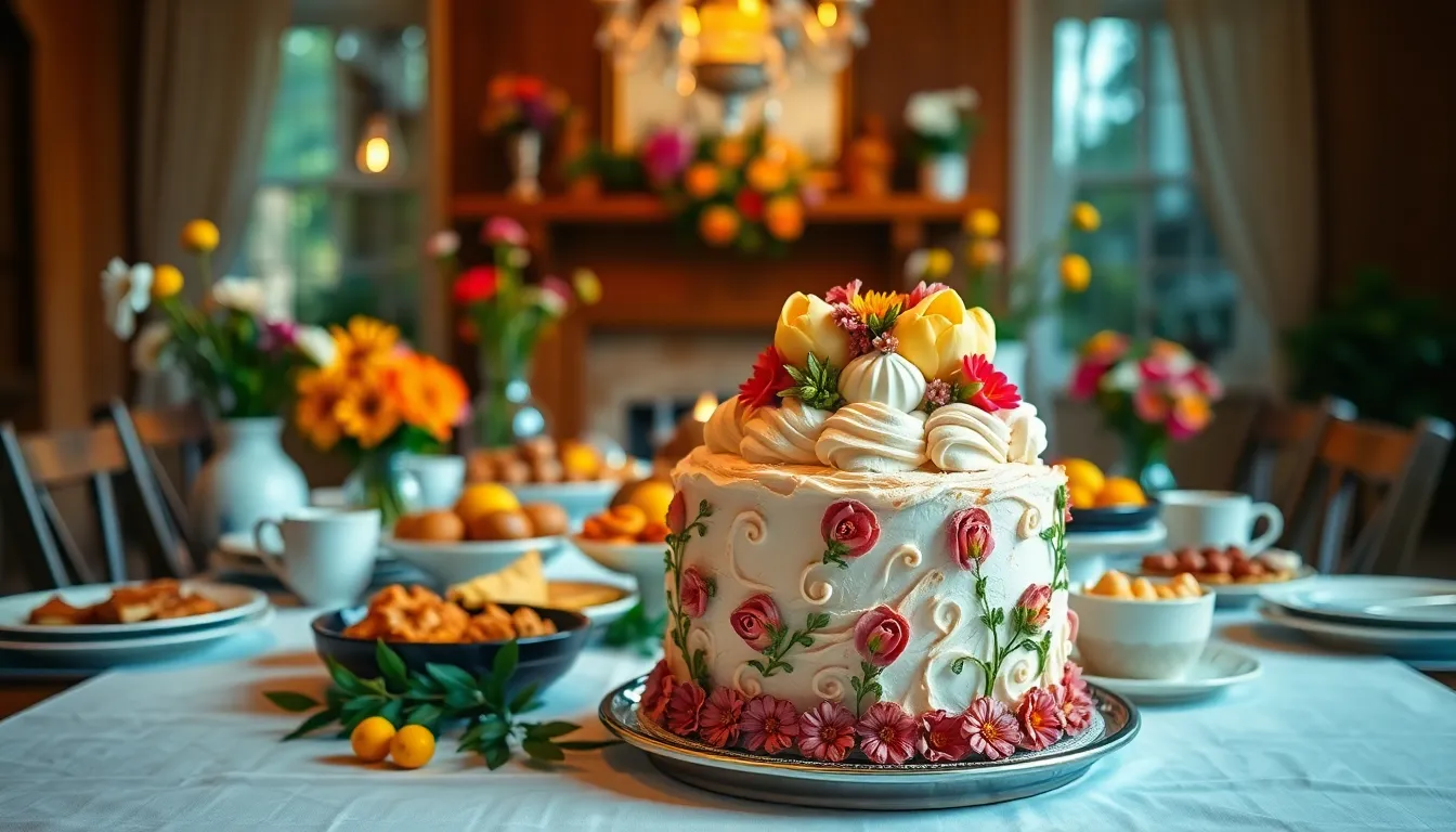 Easter Brunch Table Setup