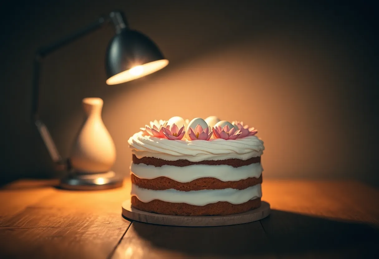 Elegant Easter Cake Display