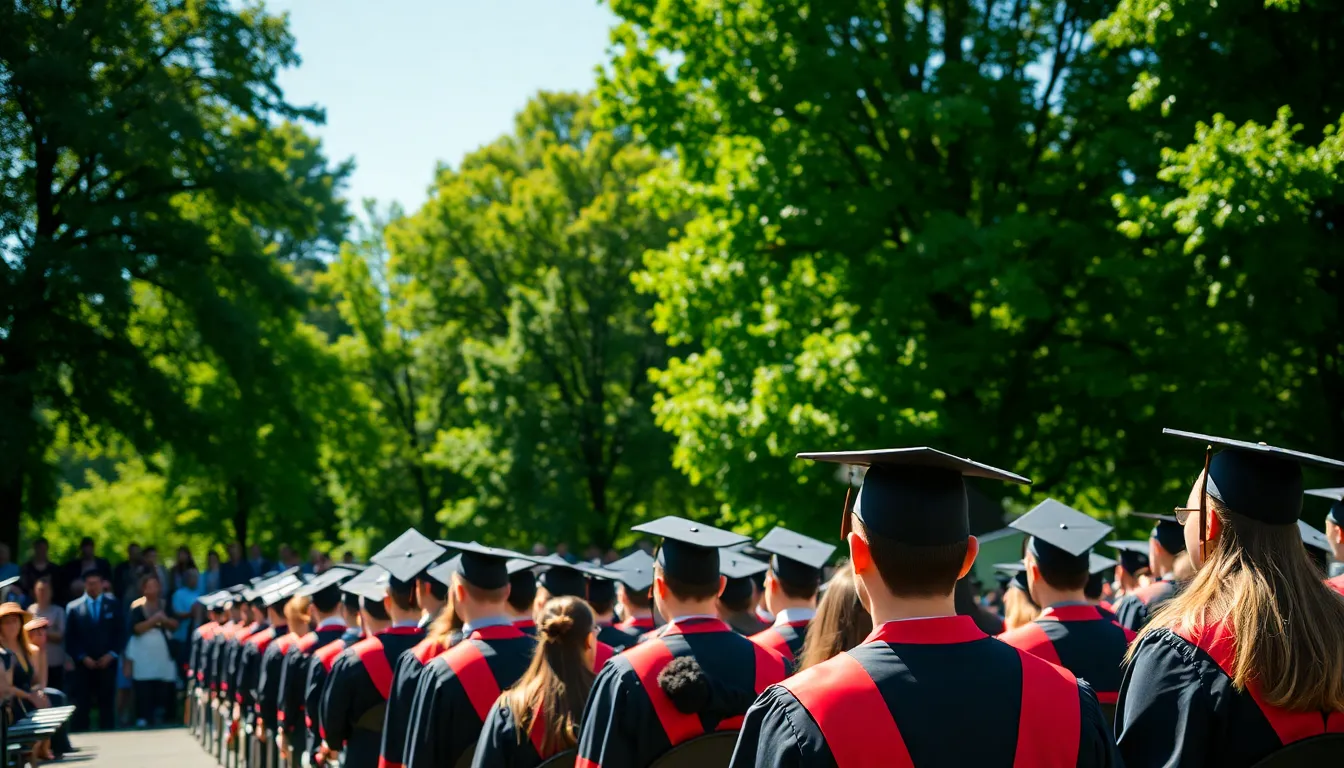 Graduation Ceremony Celebrating Achievement