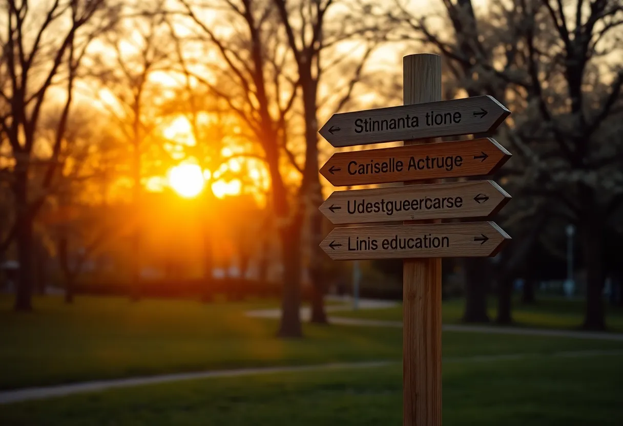 Multilingual Signpost in Sunset Park