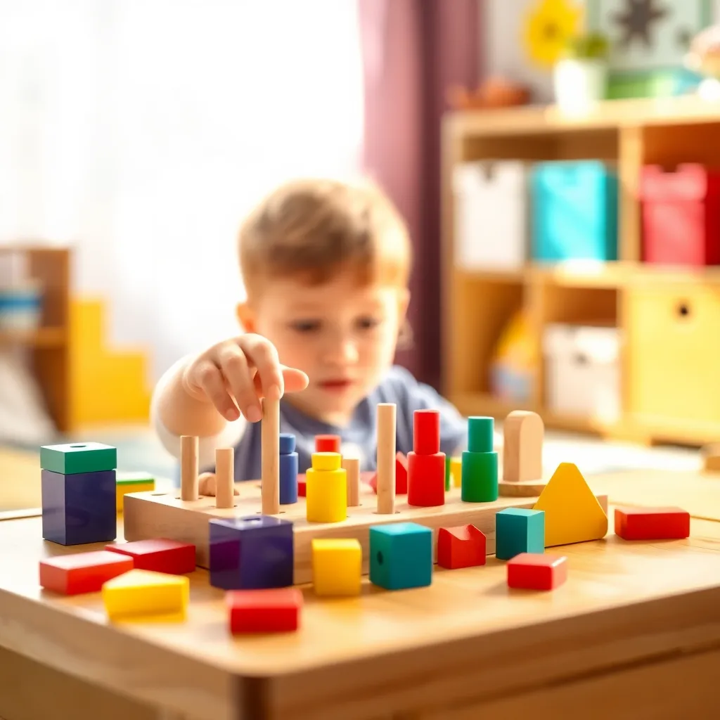 Wooden Montessori Toy Set for Kids